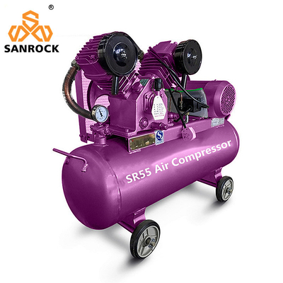 Mini Compressor de Ar Cinturão Acionado Compressor de Ar de pistão Máquina de Compressor de Ar Industrial