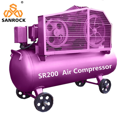 Mini Compressor de Ar Cinturão Acionado Compressor de Ar de pistão Máquina de Compressor de Ar Industrial
