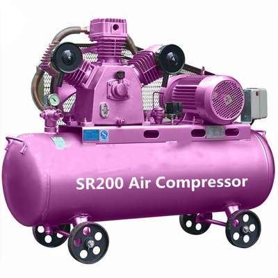 Mini Compressor de Ar Cinturão Acionado Compressor de Ar de pistão Máquina de Compressor de Ar Industrial