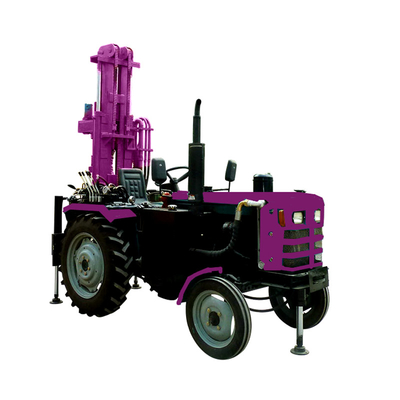 Máquina de perfuração de poços de água montada em tractor