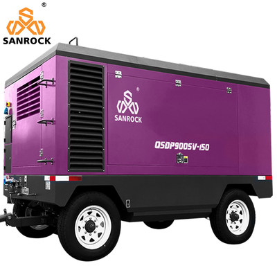 Compressor de ar de parafuso de alta pressão com gama de funcionamento de 3,8-10,3 bar