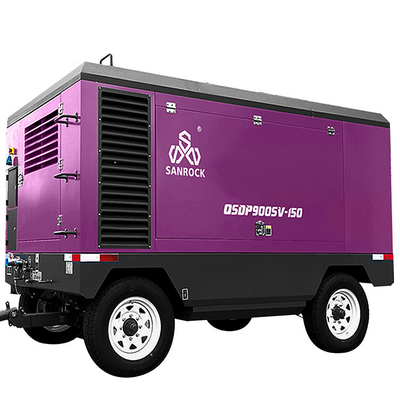 Compressor de ar de parafuso a diesel Compressor de ar de parafuso de mineração portátil de alta pressão