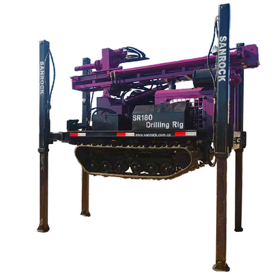Equipamento portátil de perfuração de poços de água de 180 m de profundidade