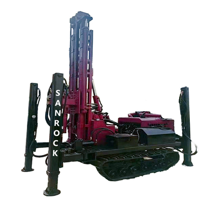Máquina hidráulica de perfuração de poços Yunnei Motor Crawler Rig de perfuração de poços de água 4800 KG