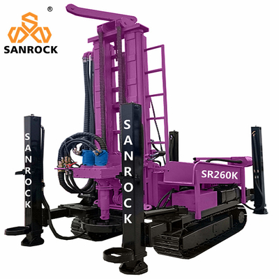 Equipamento hidráulico de perfuração de poços de água com tamanho 3900*1850*2350mm