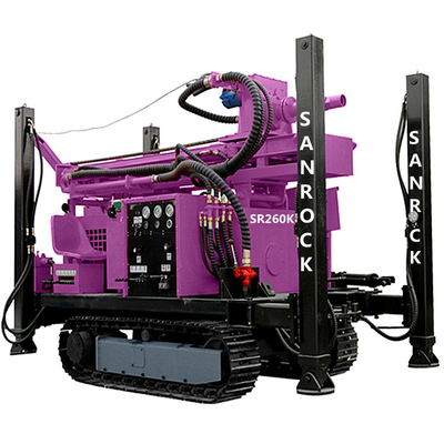 Equipamento hidráulico de perfuração de poços de água com tamanho 3900*1850*2350mm