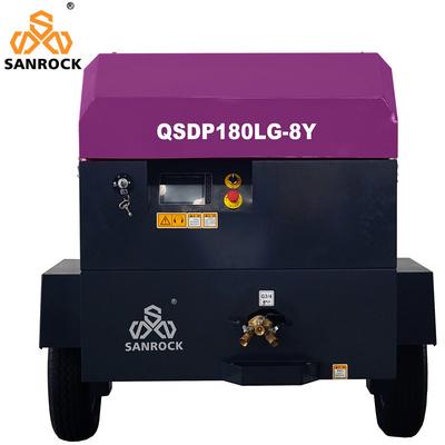 Compressor de ar de parafuso Máquina rotativa Compressor de ar de parafuso portátil Compressor de ar
