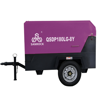 Máquina de compressão de ar de parafuso portátil