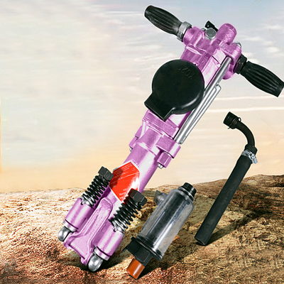 Máquina de perfuração de rocha portátil de mineração Jack Pneumatic Hammer Air Leg Rock Drill Machine