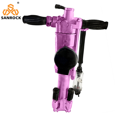 Máquina de perfuração de rocha portátil de mineração Jack Pneumatic Hammer Air Leg Rock Drill Machine