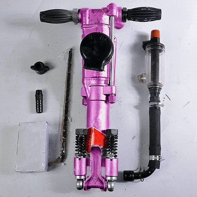 Máquina de perfuração de rocha portátil de mineração Jack Pneumatic Hammer Air Leg Rock Drill Machine