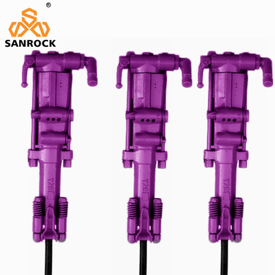 650 x 240 x 202 mm Máquina de perfuração de rocha de perna de ar Jack portavel para obras de construção