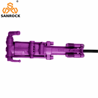 Air Leg Pneumatic Rock Drill Portátil Jack Hammer YT26 Pequena máquina de perfuração de rocha