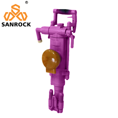 Máquina de perfuração de rocha pneumática de mão Jack Hammer Breaker de concreto Air Leg Rock Drill