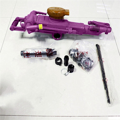 Máquina de perfuração de rocha de mão Jack Hammer Air Leg Mineração Pequena Furação de rocha pneumática