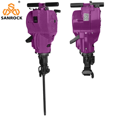 27 kg Petróleo Rock Drill Máquina de perfuração de rocha de combustão interna Jack Hammer manual para construção 746 * 315 * 229mm