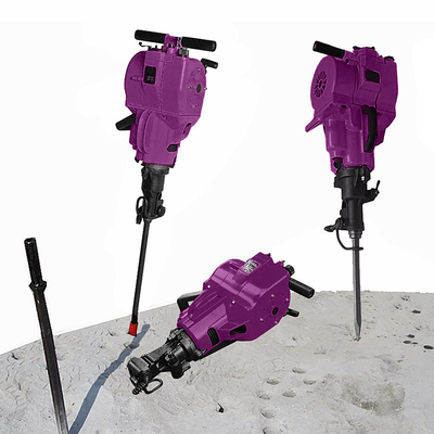 27 kg Petróleo Rock Drill Máquina de perfuração de rocha de combustão interna Jack Hammer manual para construção 746 * 315 * 229mm