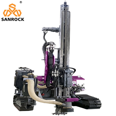 Consumo de ar 5-8m3/min Máquina de perfuração DTH de martelo superior para mineração hidráulica e perfuração de buracos de explosão