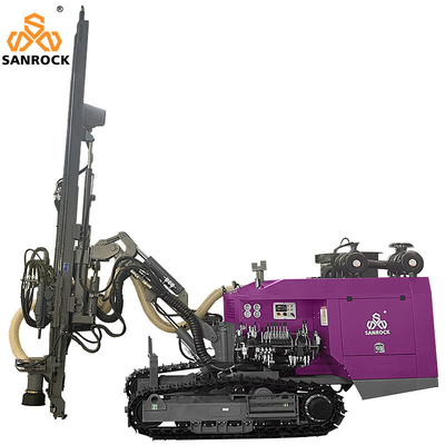 Consumo de ar 5-8m3/min Máquina de perfuração DTH de martelo superior para mineração hidráulica e perfuração de buracos de explosão
