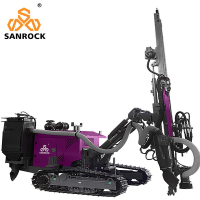 Consumo de ar 5-8m3/min Máquina de perfuração DTH de martelo superior para mineração hidráulica e perfuração de buracos de explosão