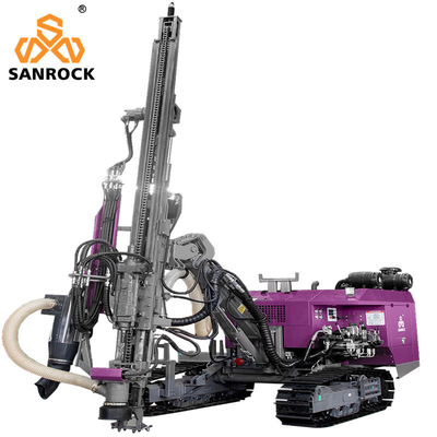 Consumo de ar 5-8m3/min Máquina de perfuração DTH de martelo superior para mineração hidráulica e perfuração de buracos de explosão