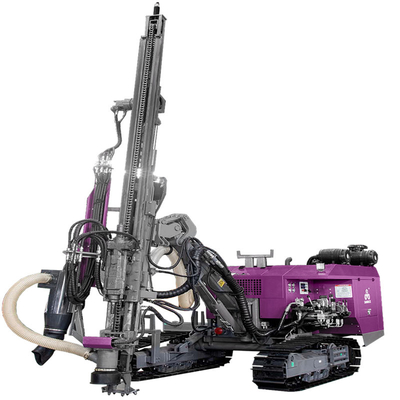 Mineração Blast hole Drill rigs Equipamento de perfuração hidráulico DTH Top Hammer Drilling Rig
