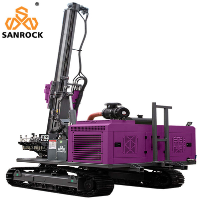 Máquina de condução de pilhas solares Hidráulica Pilha portátil Pilha de condução de parafusos Equipamento de condução de pilhas com binário rotativo 10000N.m