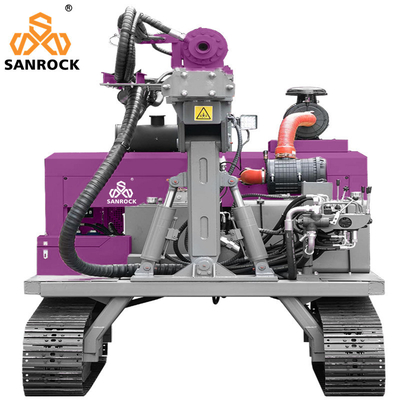 Equipamento de condução de pilhas de solo de 110 kW Motor de pilhas solares Máquina de condução de pilhas hidráulica