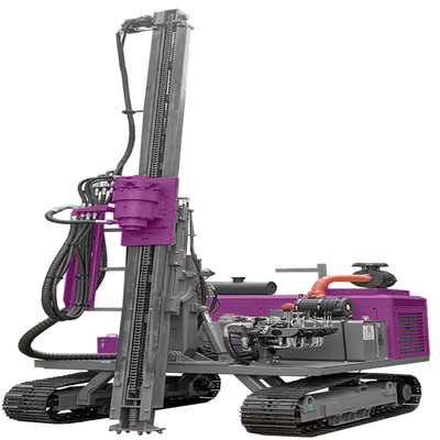 Equipamento de condução de pilhas Trabalho de solo Estação de perfuração de pilhas solares