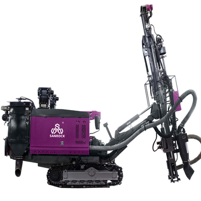8900*2250*2650MM Máquina de perfuração hidráulica Velocidade de deslocamento 1,5-3 km/h para perfuração de buracos de explosão em rochas de mineração