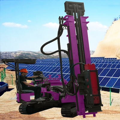 Máquina de condução de pilhas multifunção Máquina portátil de aceleração de pilhas solares