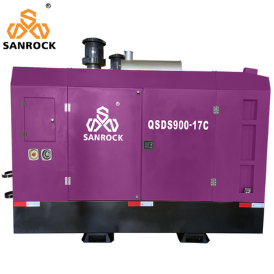 25m3/min Consumo de ar 17bar Compressor de ar de parafuso diesel portátil para máquina de perfuração de poços de água