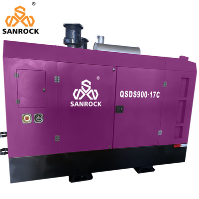 Compressor de ar de parafuso de diesel portátil de 3500 kg versátil