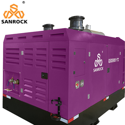 Compressor de ar de parafuso de diesel portátil de 3500 kg versátil