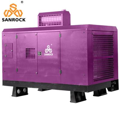 Compressor de ar de parafuso rotativo portátil para mineração de 22 bar Fonte de energia diesel
