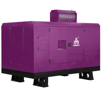 Compressor de ar de parafuso resfriado a água para perfuração de poços de água 24m3/min Consumo de ar
