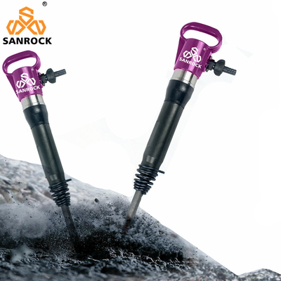 0.40-0.63 Mpa Frequência de impacto G10 Air Pick Breaker Hammer Pequena Furação de Rocha Pneumática