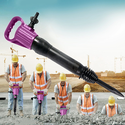 Máquina de perfuração de rocha portátil G11 Jack Hammer pneumático com freqüência de impacto de 18 Hz
