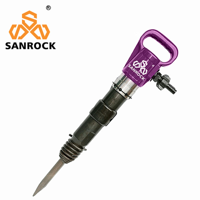 Máquina de perfuração de rocha portátil com comprimento 575 mm Furação de rocha pneumática Concreto Creaker Air Pick Hammer