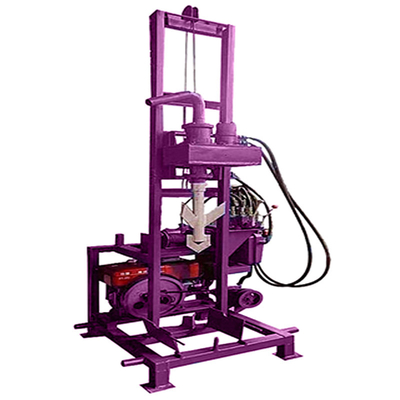 Diâmetro de perfuração de 75-300 mm Máquina hidráulica de perfuração de poços de água para pequenos equipamentos de perfuração de água