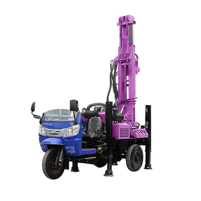 Máquina de perfuração hidráulica de poços de água compacta Rig de perfuração de poços de água com 45-70rpm Velocidade de rotação