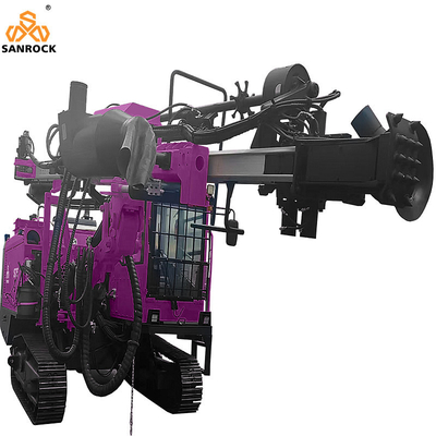 SANROCK Recolha de poeira DTH Rig de perfuração Equipamento de mineração Máquina de perfuração hidráulica Rig de perfuração integrada
