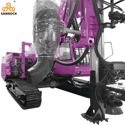 Máquina de perfuração automática com sistema de mudança de vara Máquina de mineração integrada Máquina de perfuração portátil DTH