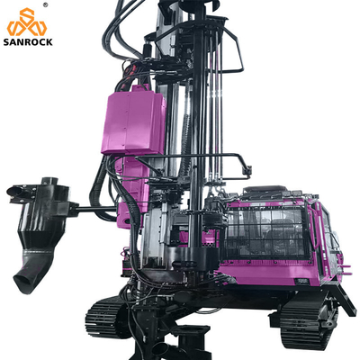 Equipamento de perfuração DTH integrado Profundidade 28m Máquina de perfuração hidráulica de mineração
