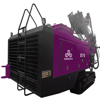 SANROCK Recolha de poeira DTH Rig de perfuração Equipamento de mineração Máquina de perfuração hidráulica Rig de perfuração integrada