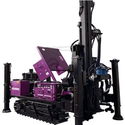 Máquina de perfuração de exploração geológica de circulação reversa RC Rig de perfuração portátil
