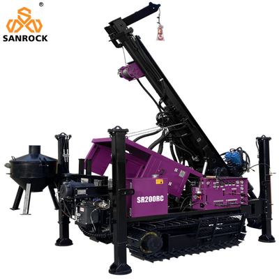 Máquina de perfuração de exploração geológica de circulação reversa RC Rig de perfuração portátil