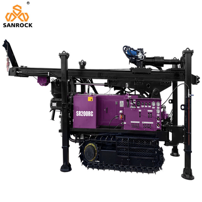 Máquina de perfuração de exploração geológica de circulação reversa RC Rig de perfuração portátil