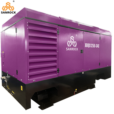 Compressor de ar de parafuso de motor Cummins Máquina de compressor de ar de perfuração de poços de água Compressor de ar portátil