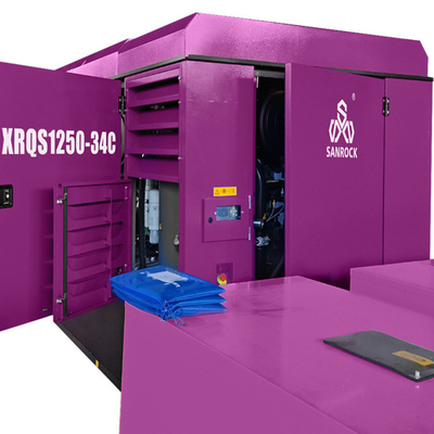 1750rpm Velocidade Compressor de ar de parafuso de alta pressão Compressor de ar portátil Máquina para poço de água